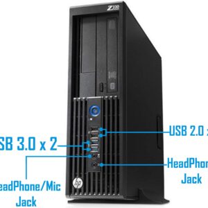 HP z230 Workstation SFF Desktop Computer, Intel Core i7-4770 Upto 3.9GHz, 16GB RAM, 1TB SSD 500GB HDD, HD Graphics 4600 4K, DisplayPort, HDMI, Wi-Fi, Bluetooth - Windows 10 Pro (Renewed)