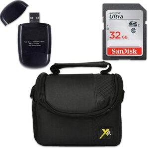 Canon Black PowerShot SX420 + 32GB SD + Accessory Bundle (Renewed)