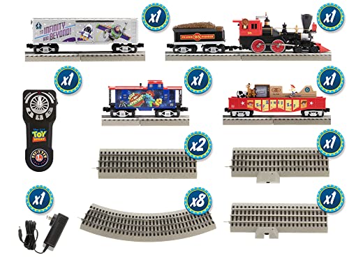 Lionel Pixar's Toy Story Electric O Gauge Model Train Set w/Remote and Bluetooth Capability