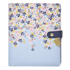 pukka pad, carpe diem a5 planner with weekly, monthly undated inserts, 10 x 9.5 x 2 inches, disty floral