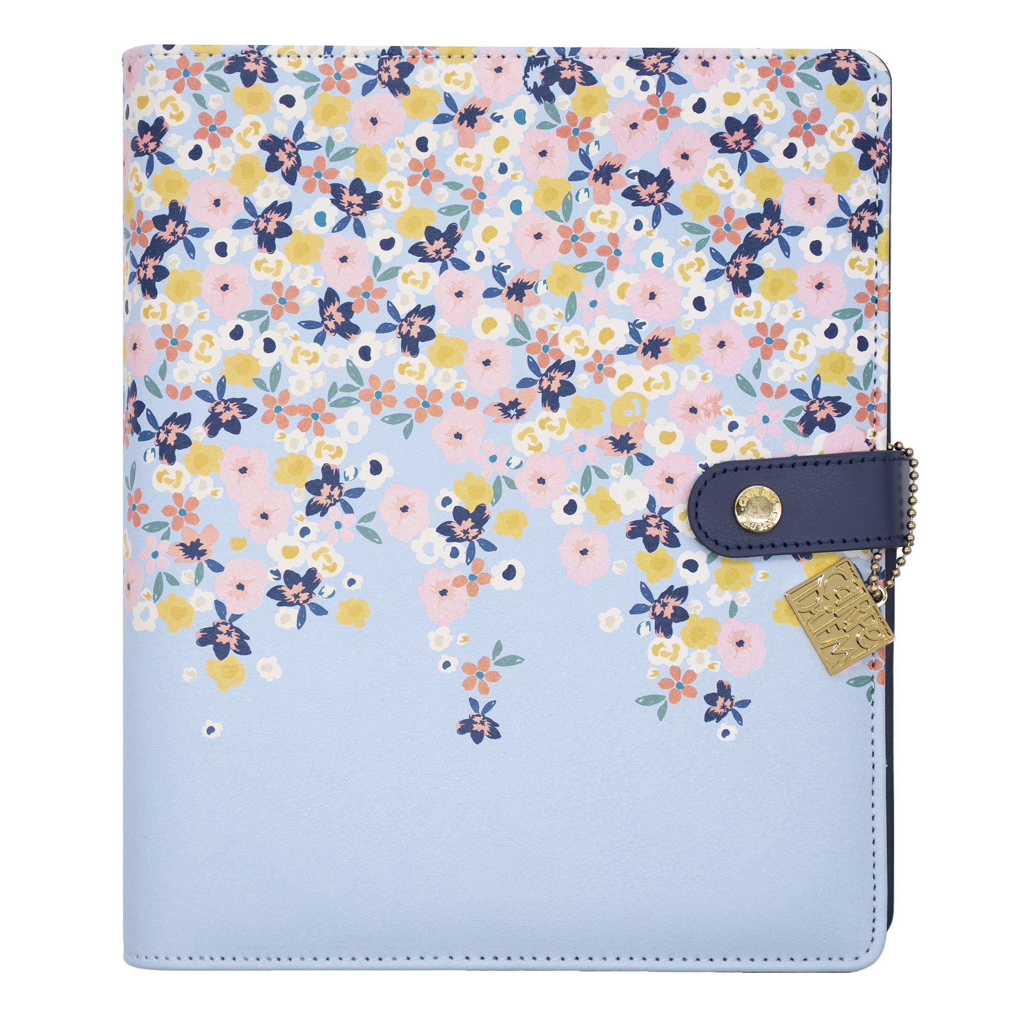 Pukka Pad, Carpe Diem A5 Planner with Weekly, Monthly Undated Inserts, 10 X 9.5 X 2 Inches, Disty Floral