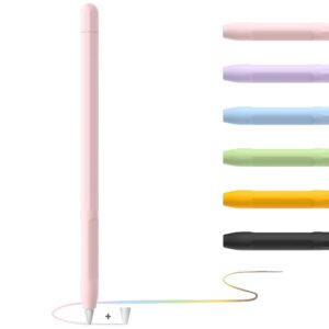 yinva case for apple pencil apple pencil accessories grip holder for apple pencil 1st generation cover sleeve for apple pencil with protective nib cover for ipad pencil(pink)