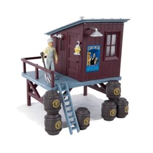 Lionel The Polar Express, Electric O Gauge Model Train Accessories, Barrel Shed (Non-Illuminated, Plastic Barrels, GL)