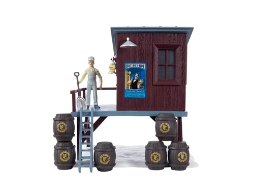 Lionel The Polar Express, Electric O Gauge Model Train Accessories, Barrel Shed (Non-Illuminated, Plastic Barrels, GL)