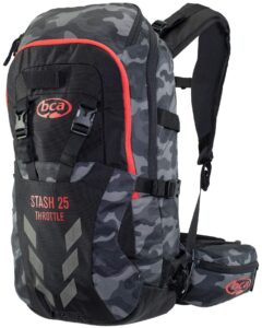 backcountry access stash throttle 25 - night camo 25l