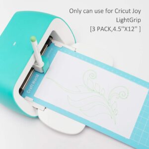 Craft World Cutting Mat for Cricut Joy(3 Mats,4.5x12 Inch) Standardgrip Adhesive Sticky Quilting Joy Mats Replacement Accessories for Cricut Joy Green