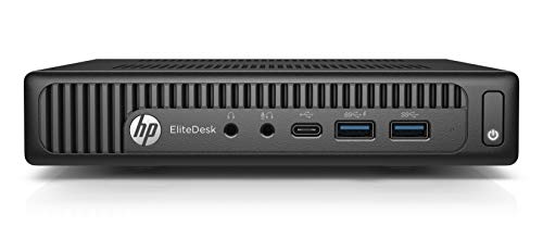 HP EliteDesk 800 G2 Mini Business Desktop PC Intel Quad-Core i3-6100T up to 3.2G,16GB DDR4,256GB SSD,VGA,DP Port,Windows 10 Professional 64 Bit-Multi-Language-English/Spanish (Renewed)