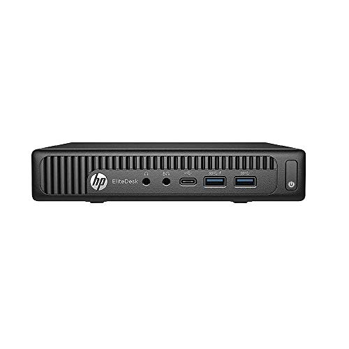 HP EliteDesk 800 G2 Mini Business Desktop PC Intel Quad-Core i3-6100T up to 3.2G,16GB DDR4,256GB SSD,VGA,DP Port,Windows 10 Professional 64 Bit-Multi-Language-English/Spanish (Renewed)