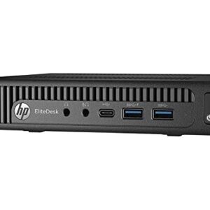 HP EliteDesk 800 G2 Mini Business Desktop PC Intel Quad-Core i3-6100T up to 3.2G,16GB DDR4,256GB SSD,VGA,DP Port,Windows 10 Professional 64 Bit-Multi-Language-English/Spanish (Renewed)