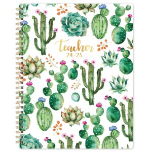 2024-2025 teacher planner - lesson planner 2024-2025 from jul 2024 - jun 2025, 8'' x 10'', lesson plan book, weekly & monthly lesson planner with quotes