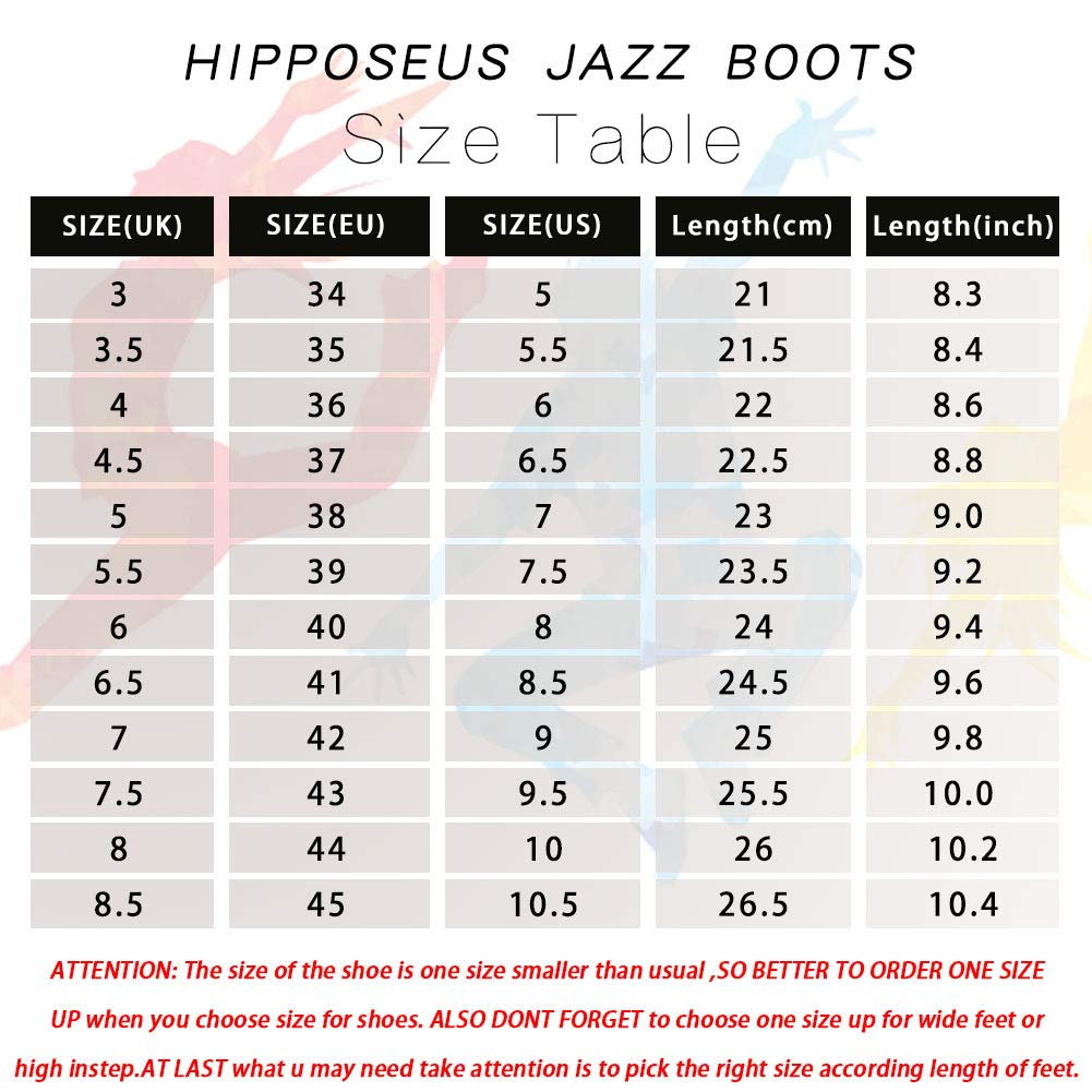 HIPPOSEUS Women's Jazz Shoes Silver Split Sole Dance Boots Ankle Dance Shoes for Men, US 7.5