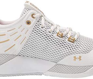 Under Armour Womens HOVR Block City Volleyball Shoe, White (103 White, 8.5 US