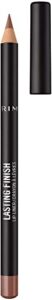rimmel lasting finish 8hr soft lip liner pencil - vibrant, blendable formula to lock lipstick in place for 8 hours - 705 cappuccino, .04oz