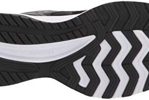 Saucony Men's Cohesion 14 Road Running Shoe, Black/White, 12