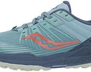 Saucony Women's Mad TR2 Trail Running Shoe, River/Copper, 10.5