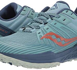 Saucony Women's Mad TR2 Trail Running Shoe, River/Copper, 10.5