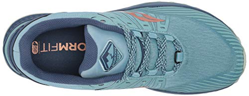 Saucony Women's Mad TR2 Trail Running Shoe, River/Copper, 10.5