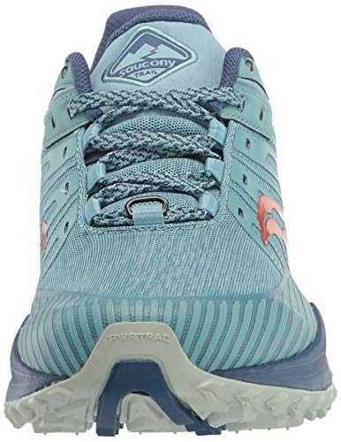 Saucony Women's Mad TR2 Trail Running Shoe, River/Copper, 10.5