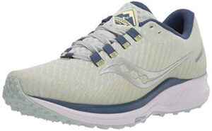 saucony women's canyon tr trail running shoe, tide/storm, 9.5