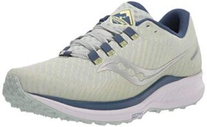 saucony women's canyon tr trail running shoe, tide/storm, 7