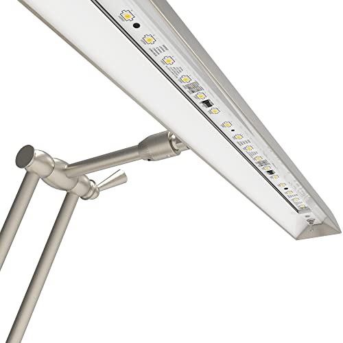 Cocoweb 14" Adjustable Piano Bankers Desk Light with Dimmer in Satin Nickel