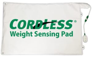 smart caregiver corporation replacement/add-on cordless bed sensor pad - 20in x 30in works with 433-ec and 433-cmu only