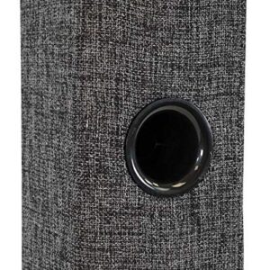 Rockville ONE-Tower All-in-One Tower Bluetooth Speaker System+HDMI/Optical/RCA, Black