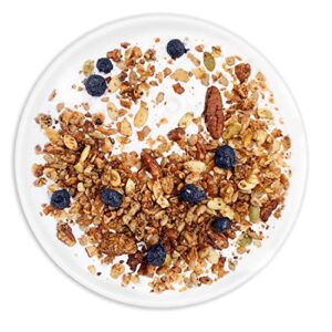 Low Karb NuTrail, Keto Blueberry Nut Granola Healthy Breakfast Cereal, Low Carb Snacks & Food, Almonds, Pecans, Coconut and More, 3 g Net Carbs, 1.37 lb, 22 Oz