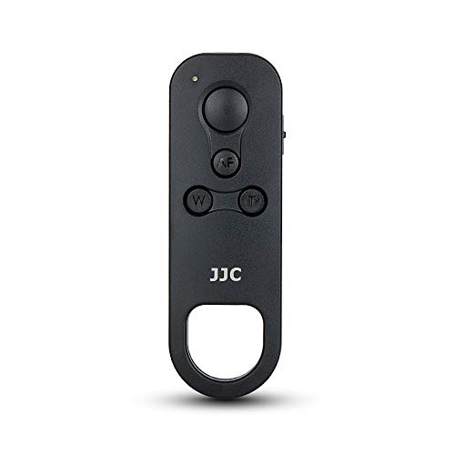 JJC Bluetooth Wireless Remote Control Shutter Release for Canon EOS R100 R50 R R3 R5 R6 II R7 R8 R10 RP M50 M6 Mark II M200 6D Mark II 90D Rebel SL3 SL2 T8i T7i V10 G7X Mark III G5X Mark II SX70HS