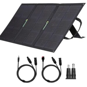Lensun 100W 12V Foldable Solar Panel for Solar Generator Power Station …
