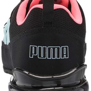 PUMA Women's RIAZE PROWL Sneaker, Puma Black-Ignite Pink-Aquamarine, 8.5