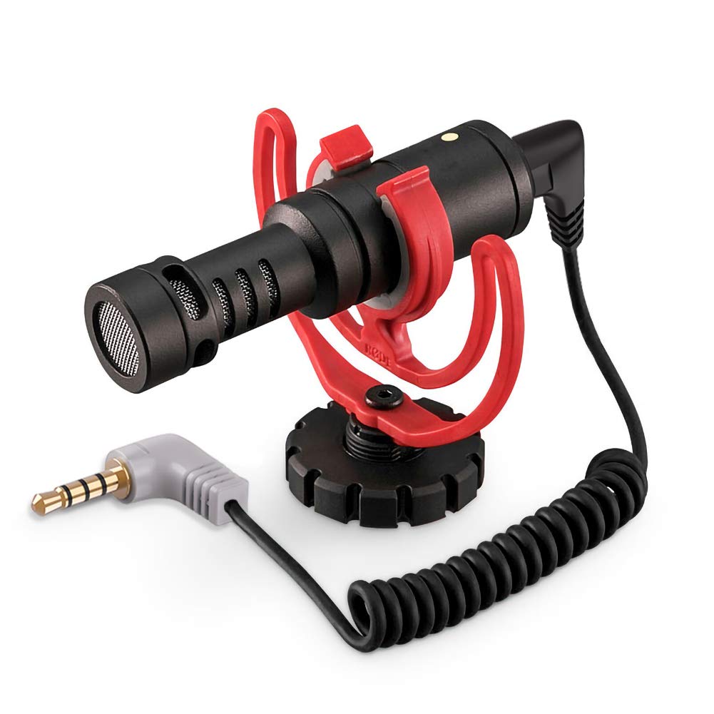 3.5mm TRS to TRRS Microphone Cable, Ancable 1/8 Male to Male Coiled Right Angle Mic Cord Compatible iPhone, Smartphone, Tablets with Rode SC7, VideoMic, VideoMicro Go, BOYA and More External Mic