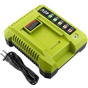 advtronics 40 volt lithium-ion op401 charger compatible with ryobi 40v battery op4026 op40201 op4040 op40401 op4050 op4050a op40501 op40601