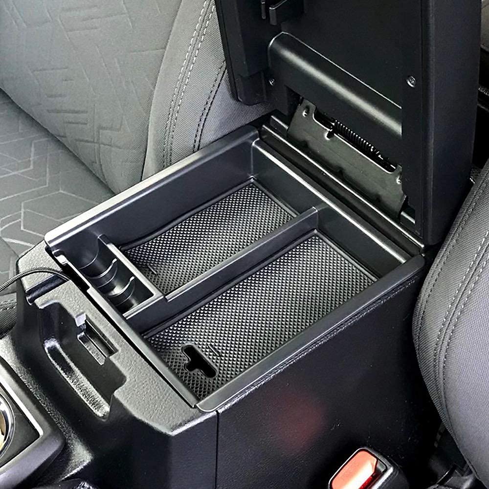 EDBETOS Tacoma Accessories for Toyota Tacoma 2016-2023 Center Console Organizer Tray and Divider and Glove Box Organizer Armrest Interlock Secondary Storage