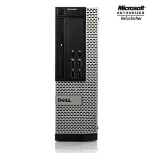 Dell Gaming PC 7020 SFF High Performance Desktop Computer - Intel Core i7 4th Gen 3.4 GHz, NVIDIA GT 730 4GB DDR5, 16GB RAM, 1TB SSD, HDMI, DVI, VGA, Keyboard, Mouse, WiFi, Windows 10 Pro(Renewed)