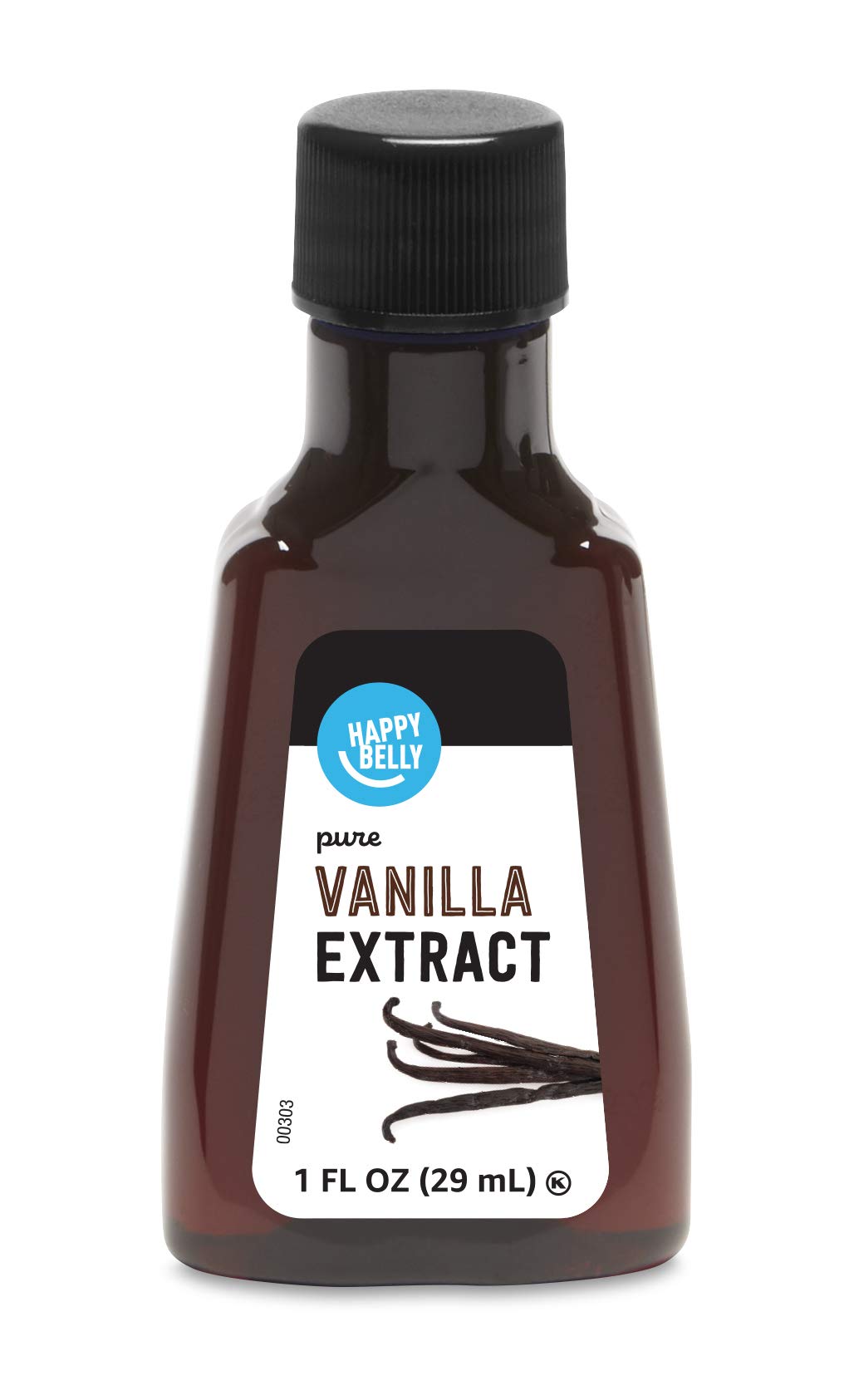 Amazon Brand - Happy Belly Pure Vanilla Extra, 1 fl oz (Pack of 1)