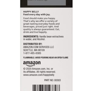 Amazon Brand - Happy Belly Pure Vanilla Extra, 1 fl oz (Pack of 1)