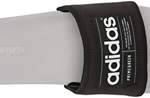 adidas Unisex Adilette Comfort Slide, Core Black/White/Grey, 7 US Men
