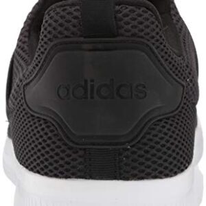 adidas Men's Lite Racer Adapt 4.0 Running Shoes, Black/White/Black, 10