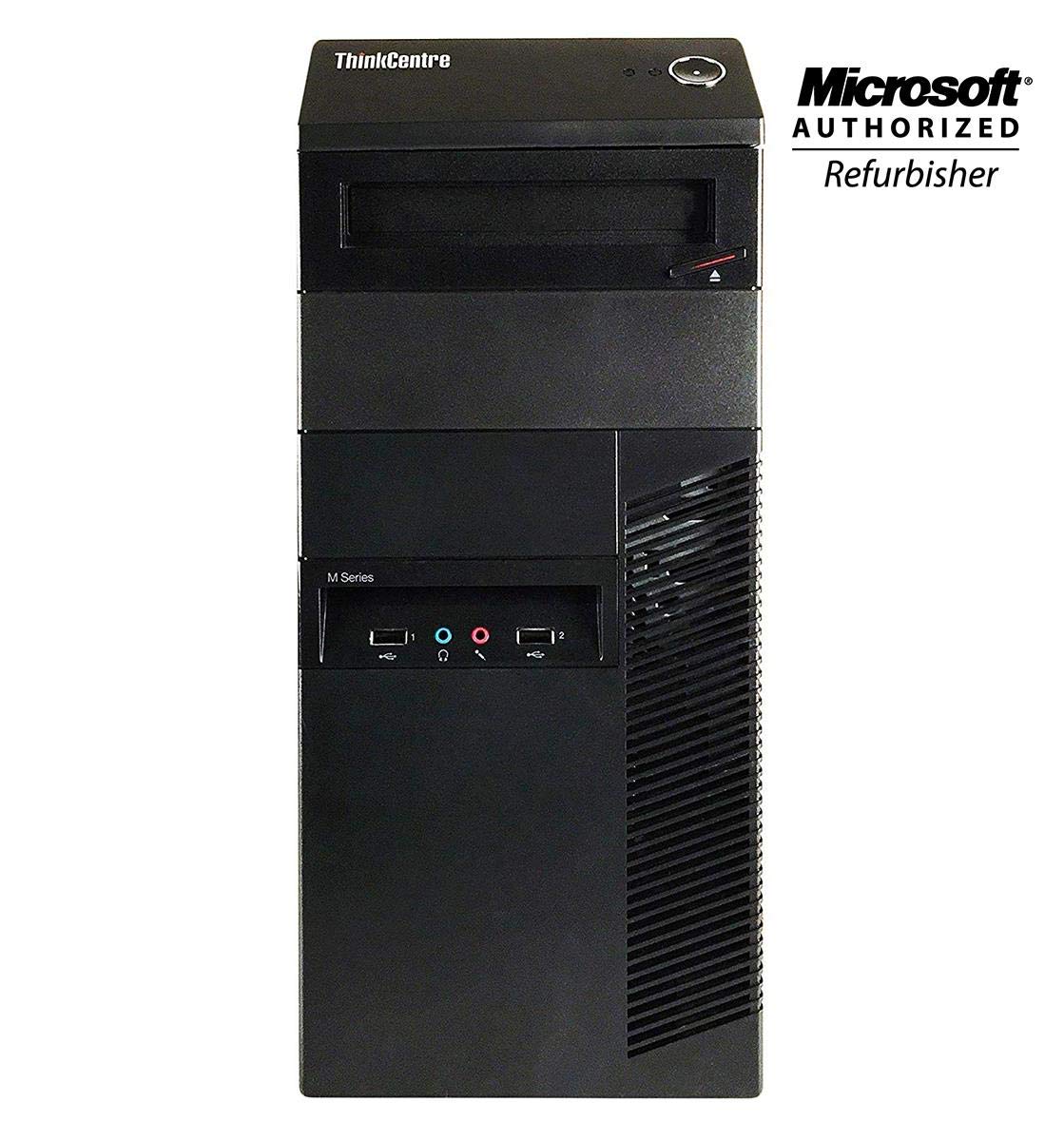 Lenovo ThinkCentre M93p High Performance Tower Gaming Desktop Computer, NVIDIA GT 1030 2GB DDR5, Intel Core I7-4770 3.4Ghz, 16GB DDR3 RAM, New 512GB SSD, Windows 10 Professional (Renewed)