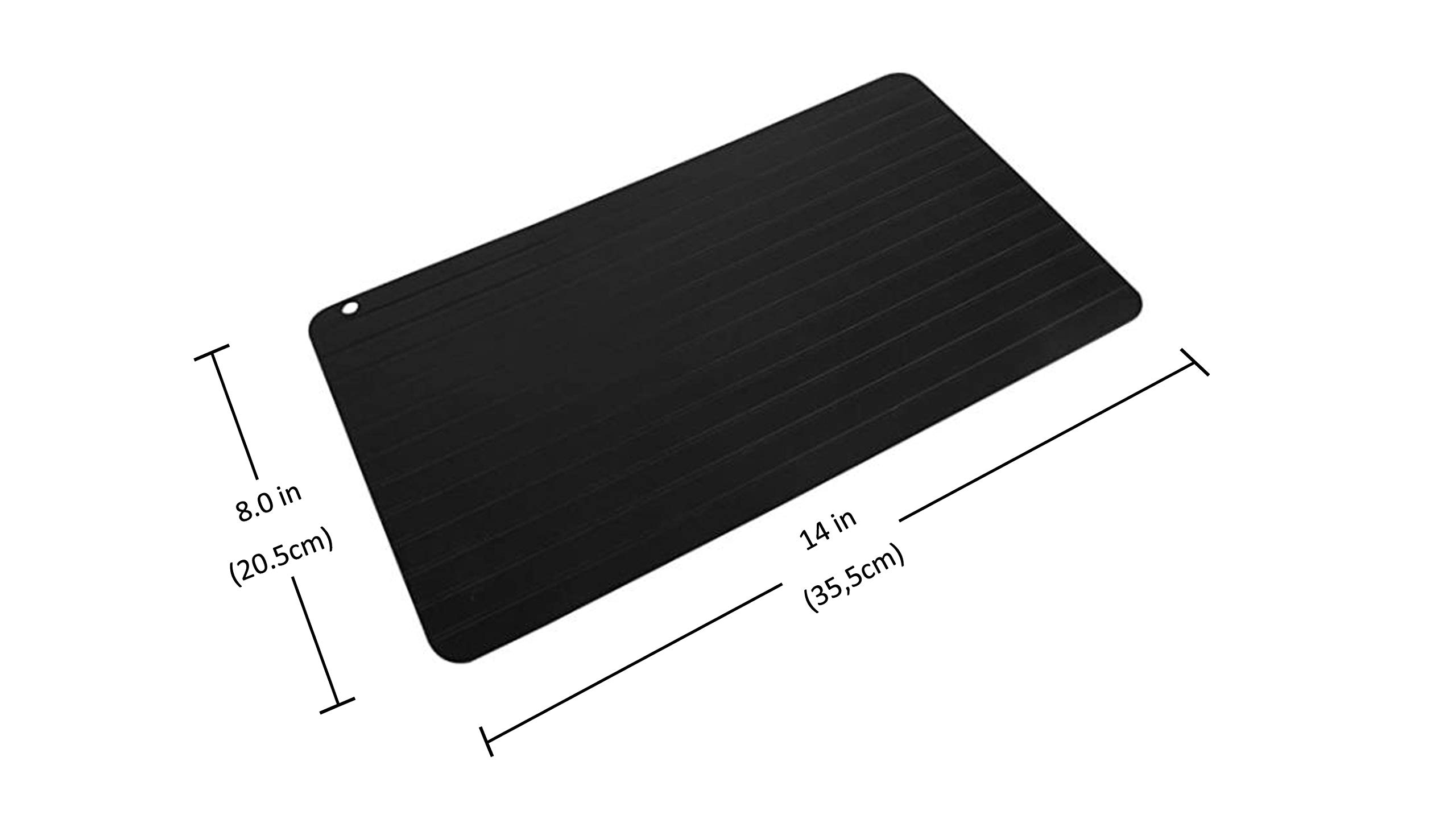 Original Meat Defrosting Tray - Rapid Defrost Plate for Food - Natural Miracle Thawing Mat - Fast Thaw Board - Large Size - Master Meat Defroster Tray - No Microwave/Electricity