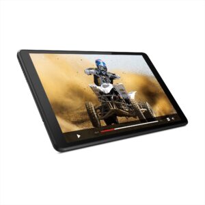Lenovo Tab M8 Tablet, HD Android Tablet, Quad-Core Processor, 2GHz, 16GB Storage, Full Metal Cover, Long Battery Life, Android 9 Pie, Slate Black