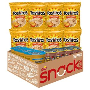 tostitos, chip & salsa pack, tostitos crispy rounds & medium salsa, (pack of 16)