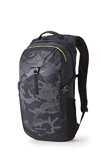 Gregory Mountain Products Nano 20, Black Woodland Camo, One Size