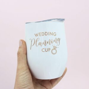 The Paisley Box Bride Cup - Wedding Planning Cup, Wedding Planning Glass, Bride Wine Tumbler, Gifts for Bride, Mrs Cup, Wedding Planning Gifts for Bride