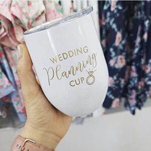 The Paisley Box Bride Cup - Wedding Planning Cup, Wedding Planning Glass, Bride Wine Tumbler, Gifts for Bride, Mrs Cup, Wedding Planning Gifts for Bride