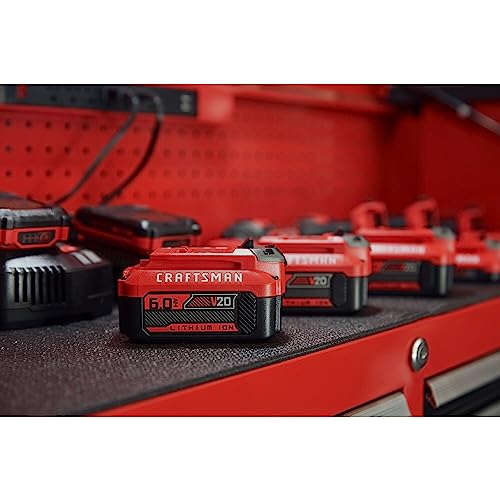 CRAFTSMAN V20 Battery, 6.0 Ah, Lithium Ion Battery (CMCB206)