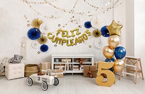 Letter Balloons Feliz Cumpleanos Gold Balloon Happy Birthday Balloons Birthday Banner Decoration Party Decoration Supplies