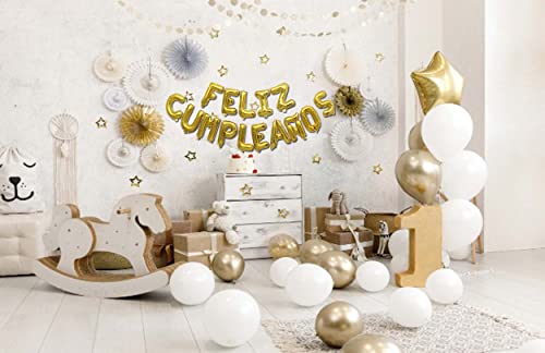 Letter Balloons Feliz Cumpleanos Gold Balloon Happy Birthday Balloons Birthday Banner Decoration Party Decoration Supplies