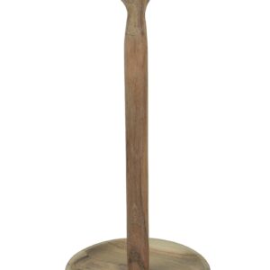 Exquisite Natural Acacia Wood Paper Towel Holder - Perfect Blend of Farmhouse Functionality and Boho-Inspired Aesthetics for a Stylish Kitchen Culinary Space